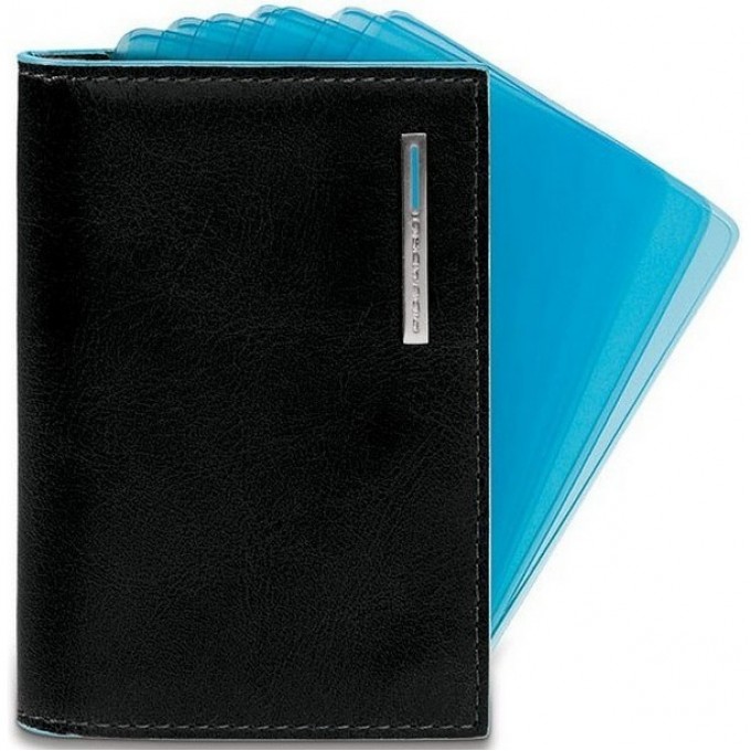 Чехол для кредитных карт PIQUADRO BLUE SQUARE (черный) PP1661B2/N Чехол для кредитных карт PIQUADRO BLUE SQUARE (черный) PP1661B2/N