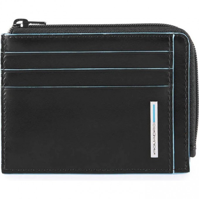 Чехол для кредитных карт PIQUADRO BLUE SQUARE черный PP4822B2R/N Чехол для кредитных карт PIQUADRO BLUE SQUARE черный PP4822B2R/N