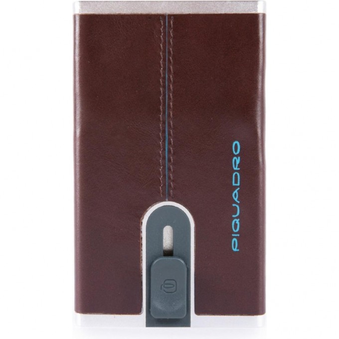 Чехол для кредитных карт PIQUADRO BLUE SQUARE (коричневый) PP4825B2R/MO Чехол для кредитных карт PIQUADRO BLUE SQUARE (коричневый) PP4825B2R/MO