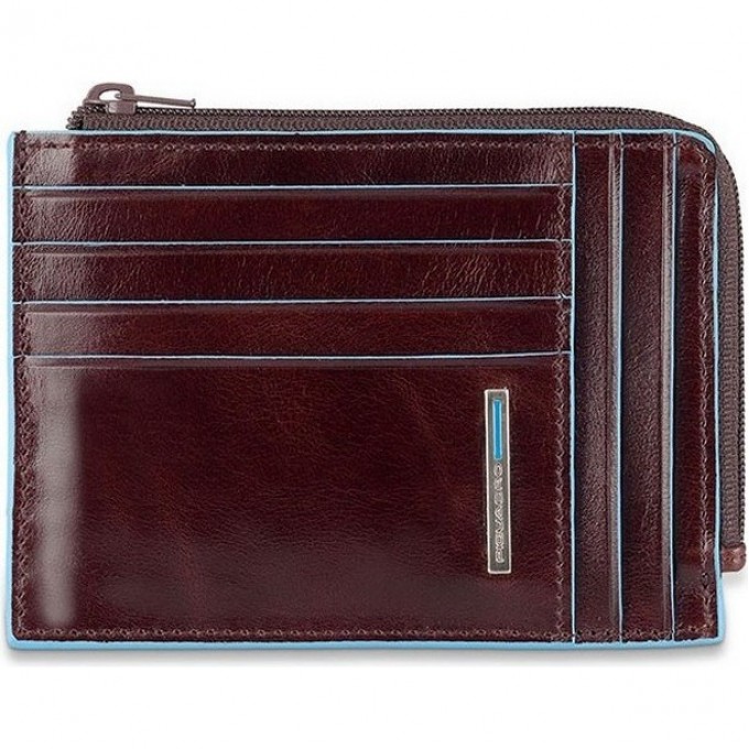 Чехол для кредитных карт PIQUADRO BLUE SQUARE (коричневый) PU1243B2R/MO Чехол для кредитных карт PIQUADRO BLUE SQUARE (коричневый) PU1243B2R/MO