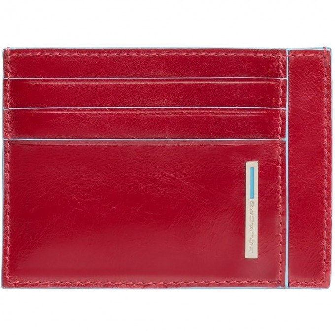 Чехол для кредитных карт PIQUADRO BLUE SQUARE красный PP2762B2R/R Чехол для кредитных карт PIQUADRO BLUE SQUARE красный PP2762B2R/R