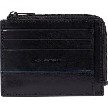 Чехол для кредитных карт PIQUADRO BLUE SQUARE REVAMP PP4822B2VR/N черный Чехол для кредитных карт PIQUADRO BLUE SQUARE REVAMP PP4822B2VR/N черный