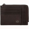 Чехол для кредитных карт PIQUADRO BLUE SQUARE (темно-коричневый) PU1243B3R/TM