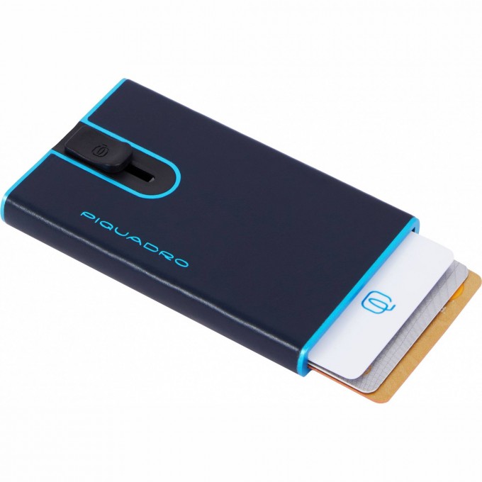 Чехол для кредитных карт PIQUADRO BLUE SQUARE темно-синий PP4825B2BLR/BLU2 Чехол для кредитных карт PIQUADRO BLUE SQUARE темно-синий PP4825B2BLR/BLU2