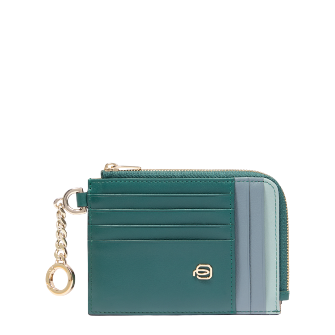 Чехол для кредитных карт PIQUADRO LYRA зеленый, натуральная кожа PP5910W92R/OTAV