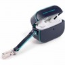 Чехол для наушников PIQUADRO BLUE SQUARE синий натуральная кожа AC5308B2/BLU2