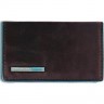 Чехол для визитных карт PIQUADRO BLUE SQUARE (коричневый) PP1263B2/MO