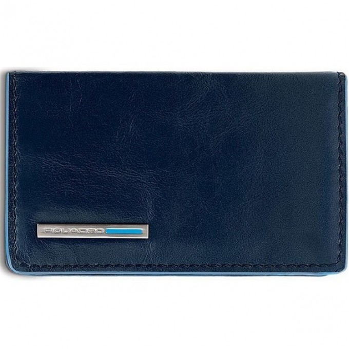 Чехол для визитных карт PIQUADRO BLUE SQUARE (синий) PP1263B2/BLU2 Чехол для визитных карт PIQUADRO BLUE SQUARE (синий) PP1263B2/BLU2