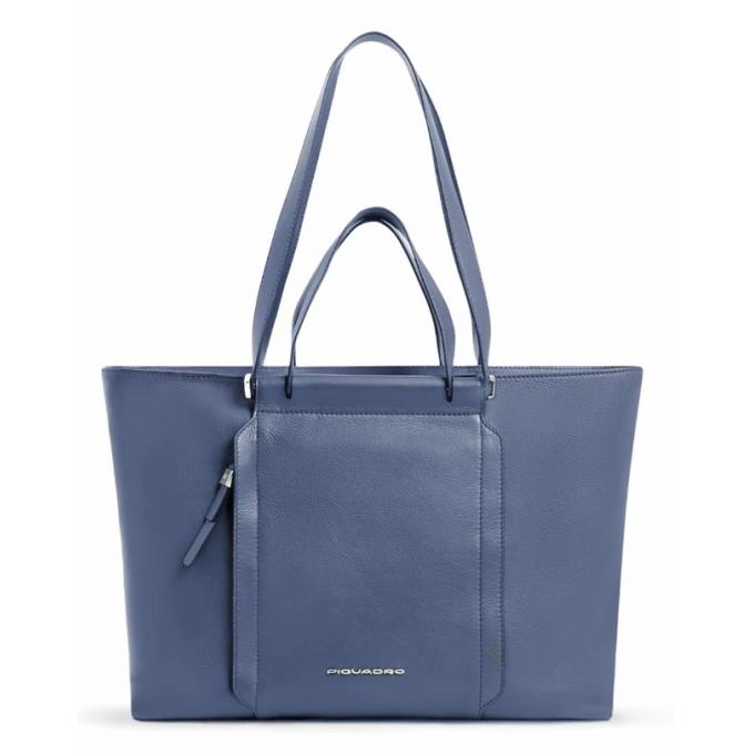 Деловая сумка женская PIQUADRO CIRCLE синяя BD3336W92/BLU4
