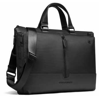 Деловая сумка мужская PIQUADRO RUSSEL CA4021W137/N черная Деловая сумка мужская PIQUADRO RUSSEL CA4021W137/N черная