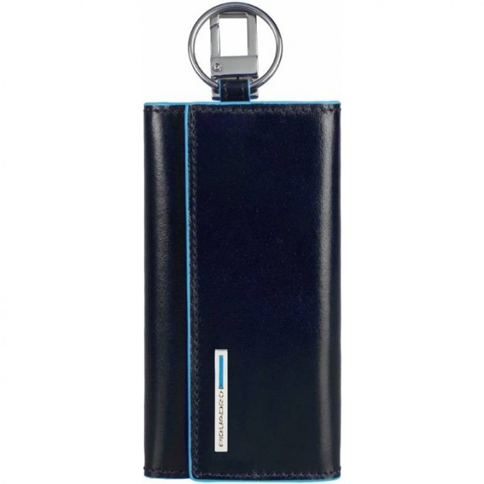 Ключница PIQUADRO BLUE SQUARE (синий) PC1397B2/BLU2 Ключница PIQUADRO BLUE SQUARE (синий) PC1397B2/BLU2