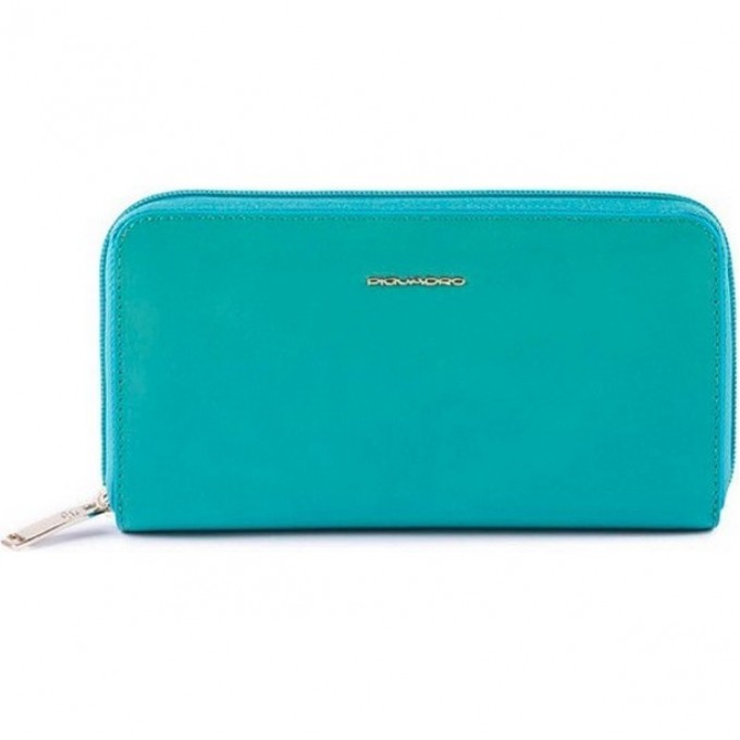 Кошелек женский PIQUADRO BLUE SQUARE (бирюзовый) PD1515B2R/AM2 Кошелек женский PIQUADRO BLUE SQUARE (бирюзовый) PD1515B2R/AM2