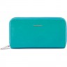 Кошелек женский PIQUADRO BLUE SQUARE (бирюзовый) PD1515B2R/AM2