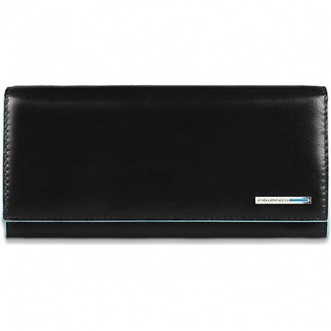Кошелек женский PIQUADRO BLUE SQUARE (черный) PD3211B2/N Кошелек женский PIQUADRO BLUE SQUARE (черный) PD3211B2/N