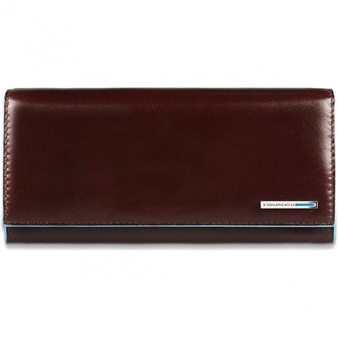 Кошелек женский PIQUADRO BLUE SQUARE (коричневый) PD3211B2/MO Кошелек женский PIQUADRO BLUE SQUARE (коричневый) PD3211B2/MO