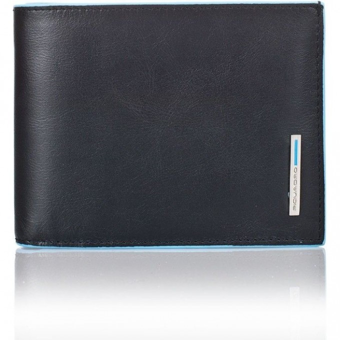 Кошелек мужской PIQUADRO BLUE SQUARE черный PU1392B2R/N Кошелек мужской PIQUADRO BLUE SQUARE черный PU1392B2R/N