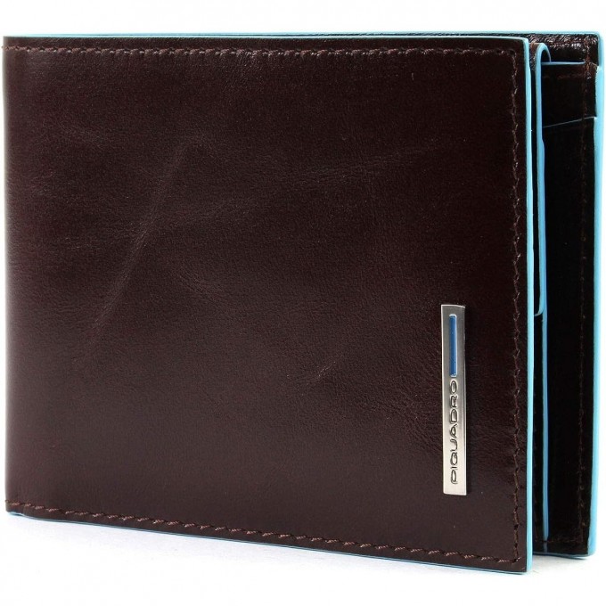 Кошелек мужской PIQUADRO BLUE SQUARE красное дерево PU4518B2R/MO Кошелек мужской PIQUADRO BLUE SQUARE красное дерево PU4518B2R/MO