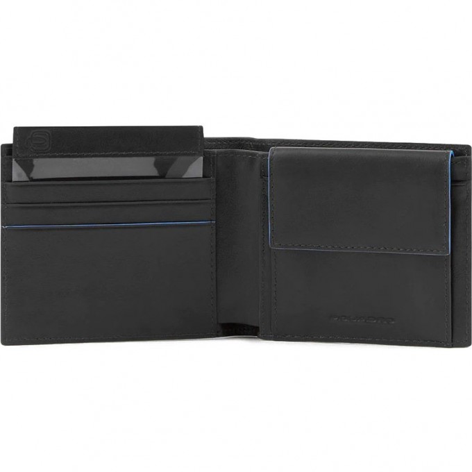 Кошелек мужской PIQUADRO BLUE SQUARE REVAMP черный PU4188B2VR/N Кошелек мужской PIQUADRO BLUE SQUARE REVAMP черный PU4188B2VR/N