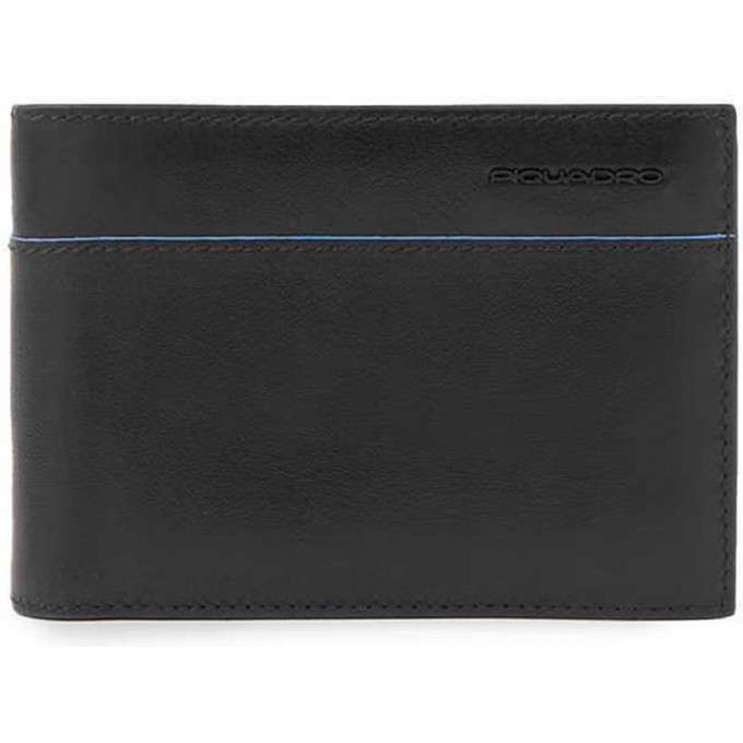 Кошелек мужской PIQUADRO BLUE SQUARE REVAMP черный PU6190B2VR/N Кошелек мужской PIQUADRO BLUE SQUARE REVAMP черный PU6190B2VR/N