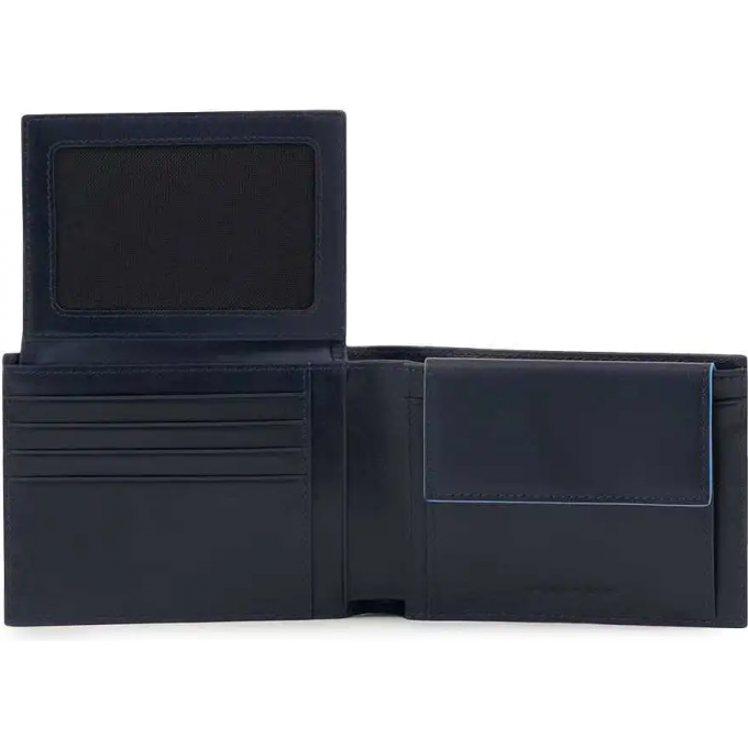 Кошелек мужской PIQUADRO BLUE SQUARE REVAMP синий PU1392B2VR/BLU Кошелек мужской PIQUADRO BLUE SQUARE REVAMP синий PU1392B2VR/BLU