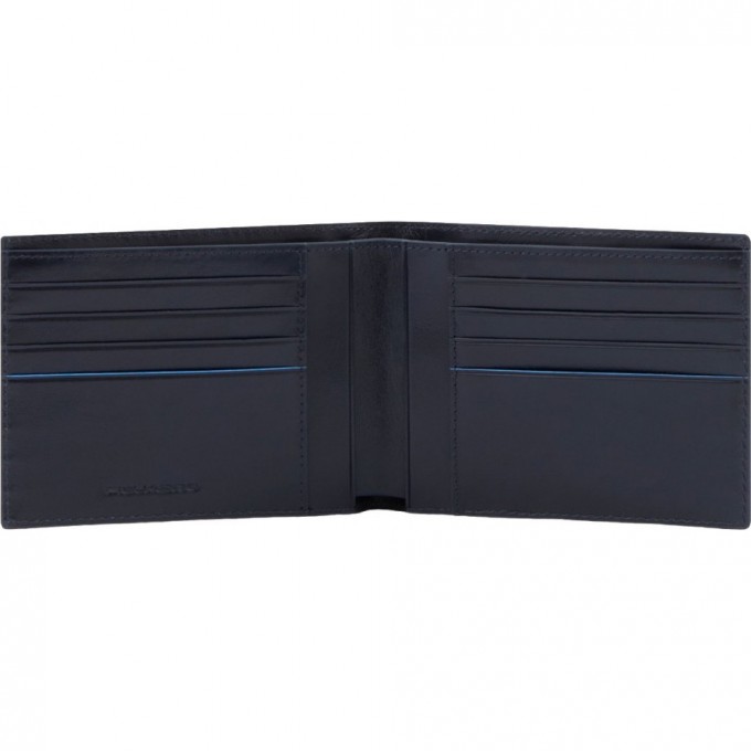 Кошелек мужской PIQUADRO BLUE SQUARE REVAMP синий PU6190B2VR/BLU Кошелек мужской PIQUADRO BLUE SQUARE REVAMP синий PU6190B2VR/BLU