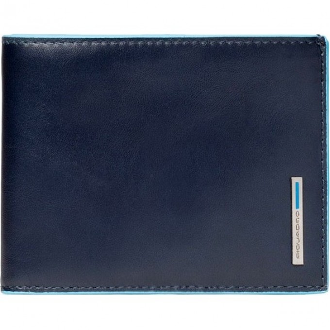 Кошелек мужской PIQUADRO BLUE SQUARE (синий) PU1241B2R/BLU2 Кошелек мужской PIQUADRO BLUE SQUARE (синий) PU1241B2R/BLU2