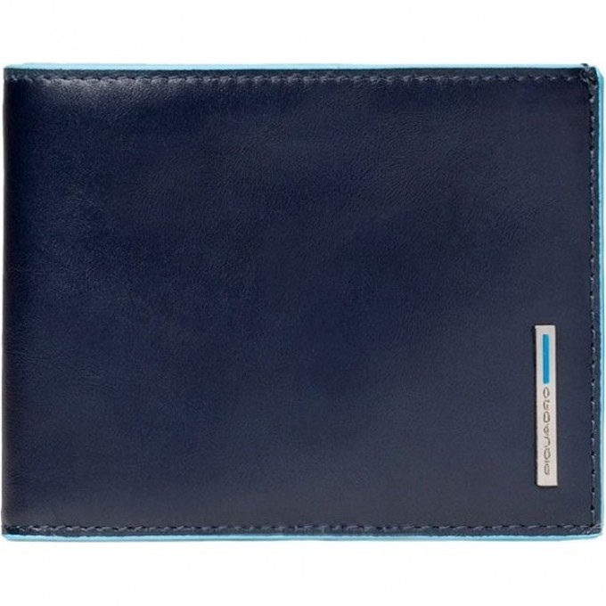 Кошелек мужской PIQUADRO BLUE SQUARE (синий) PU257B2R/BLU2 Кошелек мужской PIQUADRO BLUE SQUARE (синий) PU257B2R/BLU2
