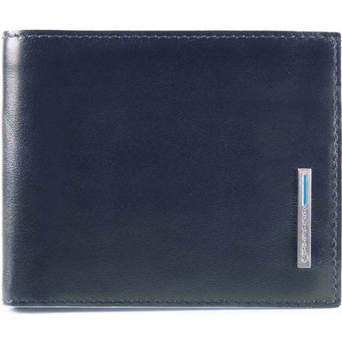 Кошелек мужской PIQUADRO BLUE SQUARE (синий) PU4518B2R/BLU2 Кошелек мужской PIQUADRO BLUE SQUARE (синий) PU4518B2R/BLU2