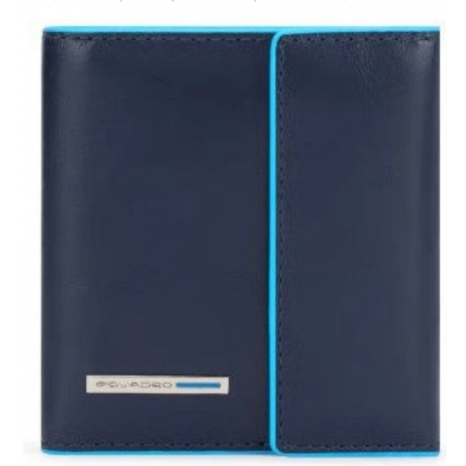 Кошелек мужской PIQUADRO BLUE SQUARE синий PU5953B2R/BLU2 Кошелек мужской PIQUADRO BLUE SQUARE синий PU5953B2R/BLU2
