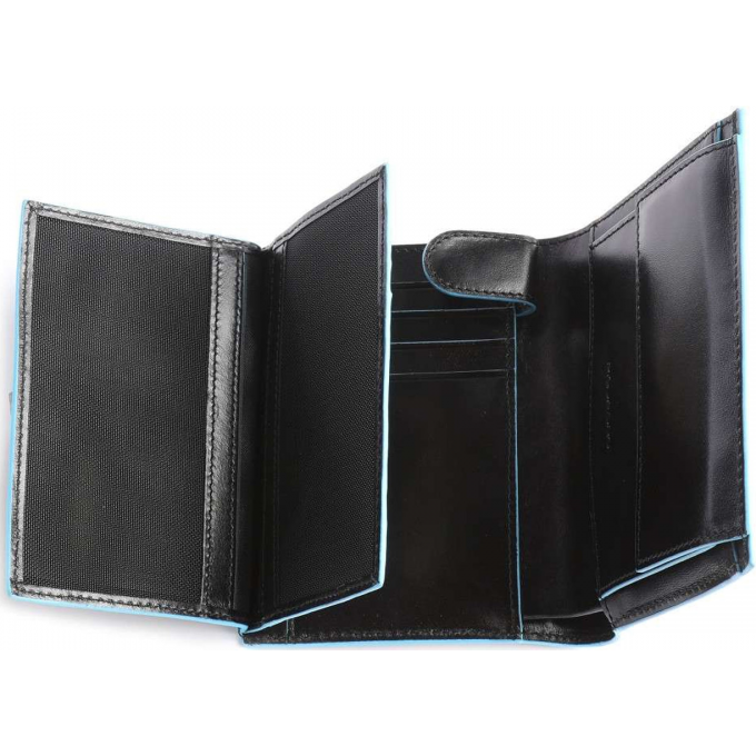 Кошелек мужской PIQUADRO BLUE SQUARE темно-синий PU1740B2/BLU2 Кошелек мужской PIQUADRO BLUE SQUARE темно-синий PU1740B2/BLU2