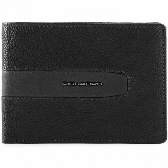 Кошелек мужской PIQUADRO W101 (черный) PU1392W101R/N Кошелек мужской PIQUADRO W101 (черный) PU1392W101R/N