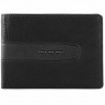 Кошелек мужской PIQUADRO W101 (черный) PU1392W101R/N