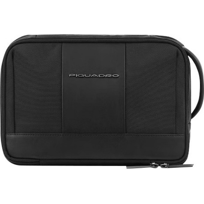 Косметичка PIQUADRO BRIEF2 черный натур.кожа/ткань BY6148BR2/N Косметичка PIQUADRO BRIEF2 черный натур.кожа/ткань BY6148BR2/N
