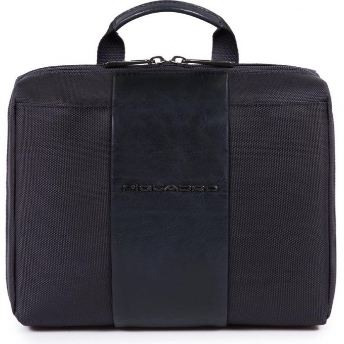 Косметичка PIQUADRO BRIEF2 синий нейлон/натуральная кожа BY3058BR2/BLU Косметичка PIQUADRO BRIEF2 синий нейлон/натуральная кожа BY3058BR2/BLU