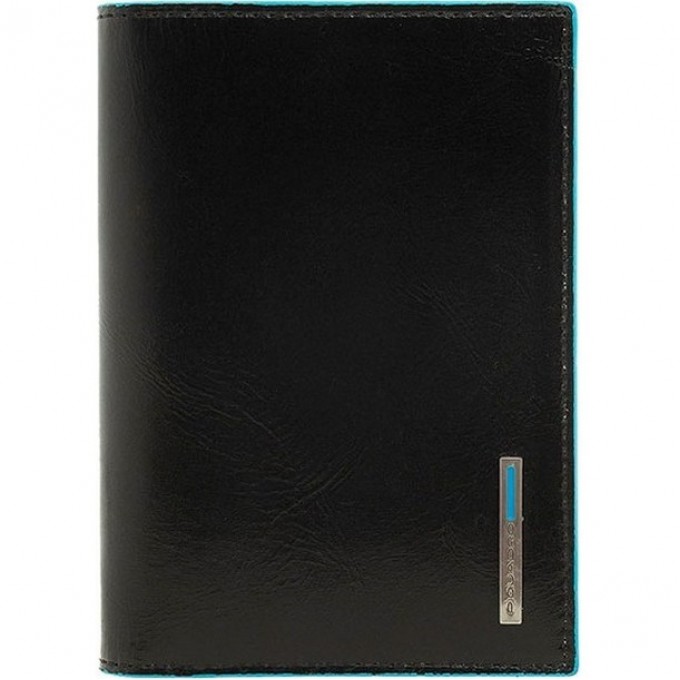 Обложка для документов PIQUADRO BLUE SQUARE черная PP5256B2/N Обложка для документов PIQUADRO BLUE SQUARE черная PP5256B2/N
