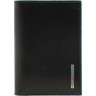 Обложка для документов PIQUADRO BLUE SQUARE (черный) AS379B2/N
