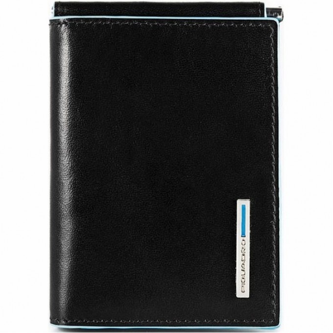 Портмоне PIQUADRO BLUE SQUARE (черный) PU3890B2/N Портмоне PIQUADRO BLUE SQUARE (черный) PU3890B2/N