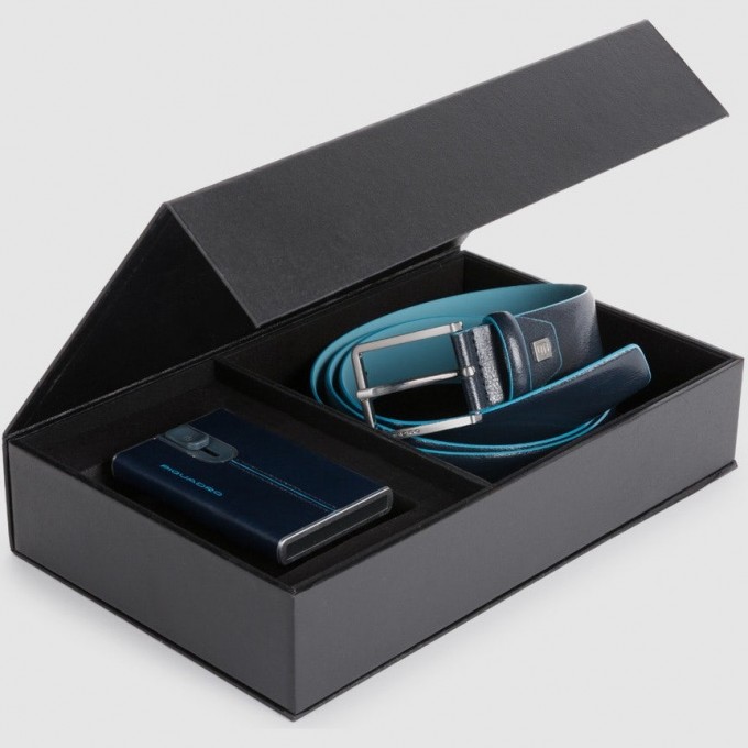 Ремень мужской PIQUADRO BLUE SQUARE черный CUBOX15B2R/N Ремень мужской PIQUADRO BLUE SQUARE черный CUBOX15B2R/N