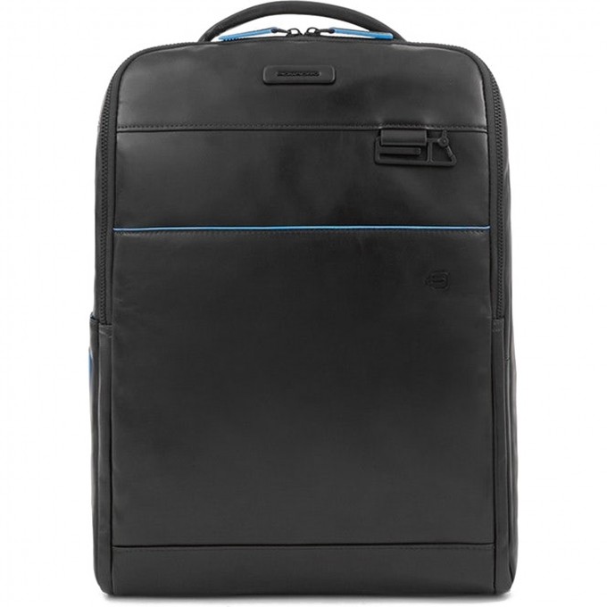 Рюкзак мужской PIQUADRO BLUE SQUARE REVAMP (черный кожа) CA4818B2V/N Рюкзак мужской PIQUADRO BLUE SQUARE REVAMP (черный кожа) CA4818B2V/N