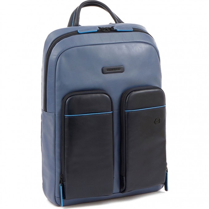 Рюкзак мужской PIQUADRO BLUE SQUARE REVAMP темно-синий/синий CA5575B2V/BLBL Рюкзак мужской PIQUADRO BLUE SQUARE REVAMP темно-синий/синий CA5575B2V/BLBL