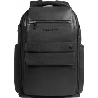 Рюкзак мужской PIQUADRO SOLM CA7023S141BM/N черный кожа