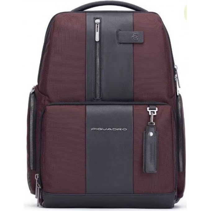 Рюкзак PIQUADRO BRIEF2 бордовый/черный CA4532BR2/WEN Рюкзак PIQUADRO BRIEF2 бордовый/черный CA4532BR2/WEN