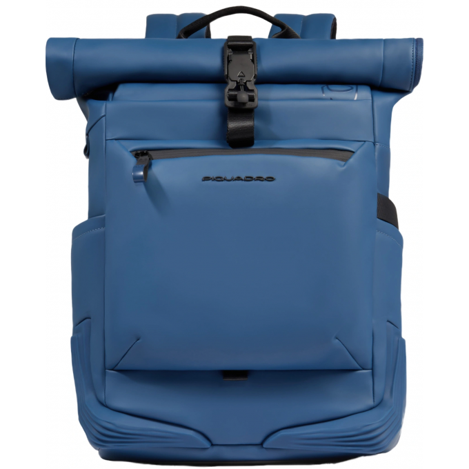 Рюкзак PIQUADRO CORNER 2.0C20W роллтоп серо-голубой полиуретан CA6291C2OW/AV
