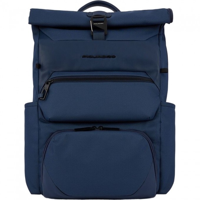 Рюкзак PIQUADRO GIO CA6011S124/BLU синий полиэстер/кожа CA6011S124-BLU Рюкзак PIQUADRO GIO CA6011S124/BLU синий полиэстер/кожа CA6011S124-BLU