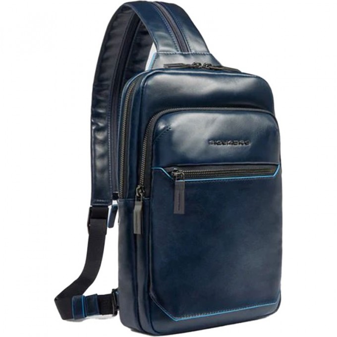 Рюкзак слинг мужской PIQUADRO BLUE SQUARE темно-синий CA6589B2/BLU2 Рюкзак слинг мужской PIQUADRO BLUE SQUARE темно-синий CA6589B2/BLU2