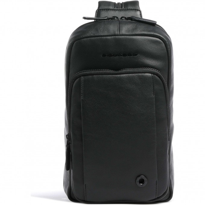 Рюкзак слинг PIQUADRO CHARLIE черный CA5870W117/N Рюкзак слинг PIQUADRO CHARLIE черный CA5870W117/N