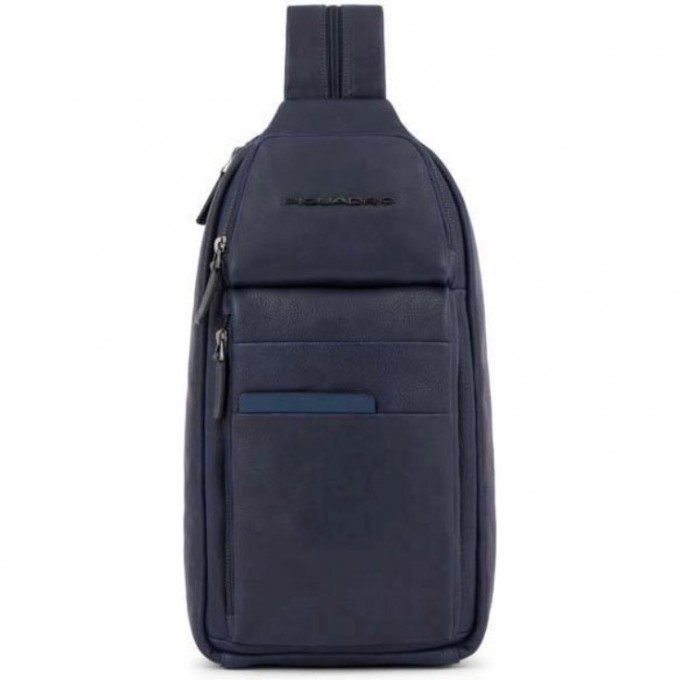 Рюкзак слинг PIQUADRO PAAVO синий кожа CA6027S122/BLU Рюкзак слинг PIQUADRO PAAVO синий кожа CA6027S122/BLU