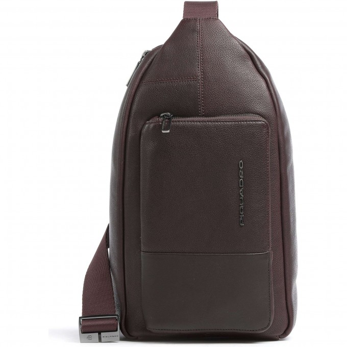 Рюкзак слинг PIQUADRO RONNIE коричневый CA5880W116/M Рюкзак слинг PIQUADRO RONNIE коричневый CA5880W116/M