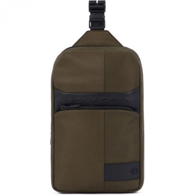 Рюкзак слинг PIQUADRO WOLLEM зеленый CA5751W129/VE Рюкзак слинг PIQUADRO WOLLEM зеленый CA5751W129/VE