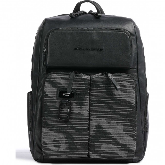 Рюкзак унисекс PIQUADRO HARPER SPECIAL CA3349APS/NCAM черный камуфляж кожа CA3349APS-NCAM Рюкзак унисекс PIQUADRO HARPER SPECIAL CA3349APS/NCAM черный камуфляж кожа CA3349APS-NCAM